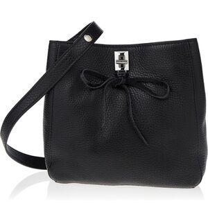 Rebecca Minkoff Women's Darren Shoulder Bag Adjustable Small Leather Purse Black